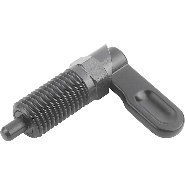 Cam-Action Indexing Plung W. Stop, Left, D=8, M20X1, 5, Form:C, Steel
